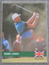 MARK JAMES 1992 Pro Set PGA European EuroPro Tour Golf Card #E19 RARE INSERT