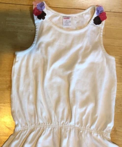 Gymboree Girls Size 8 Sleeveless Corsage Tank, Glamour Safari Line, Flowers - Picture 1 of 10