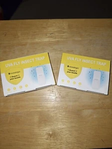 2 Pack Mosalogic Fly Insect Trap Plug-in Mosquito Killer Gnat Moth Catcher Fly - Picture 1 of 6