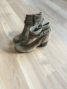 Clarks Damen Stiefeletten Hellbraun Beige Herbst/Winter Mode Fashion Gr. 41 - Picture 1 of 13