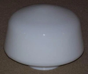 VINTAGE WHITE MILK GLASS CEILING LIGHT GLASS GLOBE SHADE , 8 1/2" - Picture 1 of 1