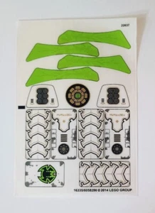 LEGO 70132 Scorm's Scorpion Stinger Original Sticker Sheet - Authentic Decals - Picture 1 of 1
