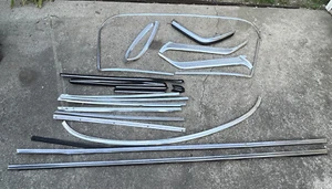1975-1981 Mercedes W123 W116 280SE Body Windshield Door Pillar Molding Trim - Picture 1 of 12