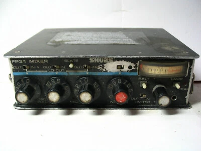 SHURE FP31 portable audio mixer,compatible,sound devices,SQN.sony,all camcorders - Image 1 of 4