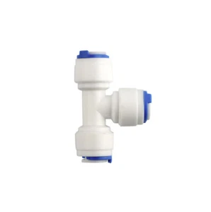 3 pcs 1/4 Inch OD T-type Quick Connect Water Tube Fittings RO Water Filters - Picture 1 of 2