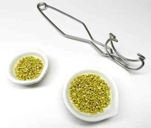 Tiegel Schmelzschale | 2 Stück mit Peitsche 1 Griff für Gold Silber Schmuckarbeiten - Bild 1 von 6