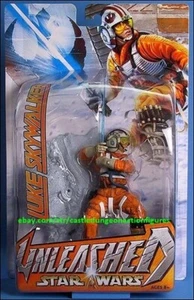 Luke Skywalker X-Wing Piloto Star Wars Unleashed 2003 Serie - Imagen 1 de 2