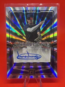 2024 Donruss Signature Series Auto #SS-AM Angel Martinez - Cleveland Guardians - Picture 1 of 2