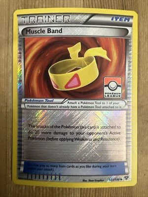 Muscle Band - 121/146 - Pokemon XY Base Set Pokemon League Card NM - Image 1 of 2