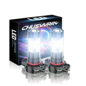 5202 H16 Blanco 6000K LED Funcionamiento Diurno DRL Luces Antiniebla Bombillas Lámparas 2 Piezas EE. UU. - Imagen 1 de 13