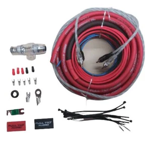 Full Tilt 4 Gauge AWG Red/Black Amplifier/Amp Wire Kit - Picture 1 of 6