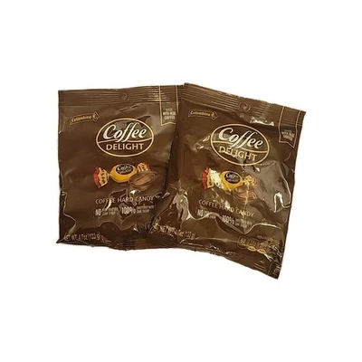 2 x Colombina Coffee Delight Hard Candy 4.7 Oz Individually Wrapped +Real Coffee - Image 1 of 2