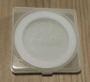 Leica Filter Case White Plastic Lens Filter Storage No Box Used - Picture 1 of 4