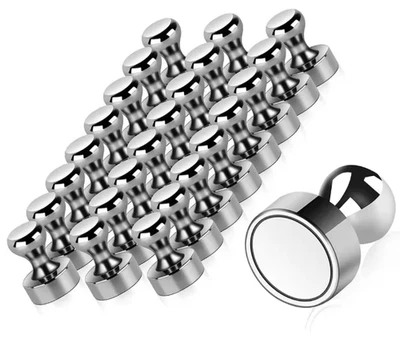 10pcs Neodymium Magnetic Pins: Super Strong Cone Magnets for Board & Fridge - Image 1 of 4