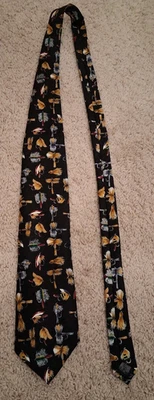 Corbata de seda negra para pesca con mosca - "Todas las moscas" RM Sport - Ralph Marlin Foto 1 de 3