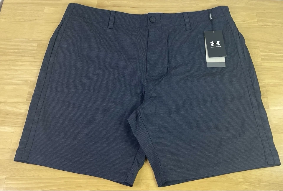 Шорты для гольфа Under Armour UA Iso-Chill Airvent серые 9 дюймов 1370084 001, мужские 40, новые с ценниками - Изображение 1 из 4