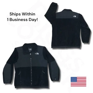 The North Face Jacket Girl’s Large Black Denali 2 Fleece Soft Full-Zip Pockets - Picture 1 of 16