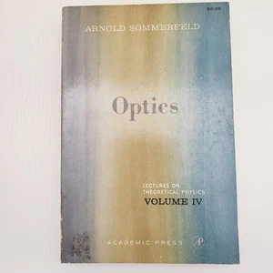 Optics Lectures On Theoretical Physics Book By Arnold Sommerfeld Vintage Science - Picture 1 of 17