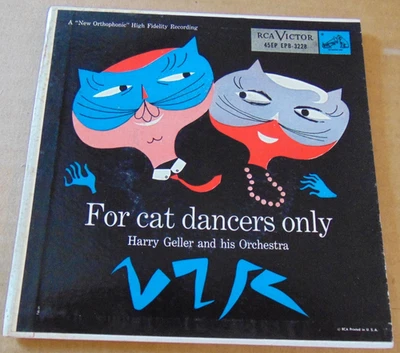 Harry Geller - For Cat Dancers Only (1954) RCA Victor 2 x 45 nice VG+ to EX- - Image 1 of 4
