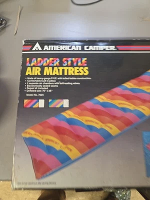 Colchón de aire/flotador estilo escalera cámper americano vintage estilo Intex nos Foto 1 de 4