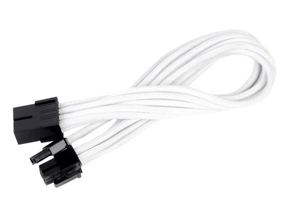 Silverstone SST-PP07-PCIW (White) 1 x 8pin to PCI-E 8pin(6+2) Connector Cable - Image 1 of 2