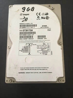 Seagate Barracuda 9GB 7200 RPM 3.5" ST39173W 68pin Hard Drive HDD-TESTED - Image 1 of 4