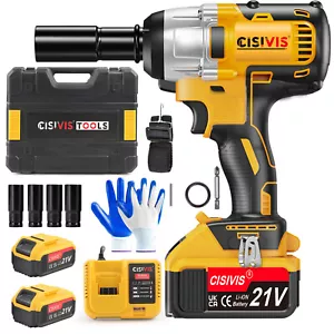 1000NM Impact Wrench Drill Cordless Driver Car Repair Wheel Nut Gun Set+Battery - Picture 1 of 20