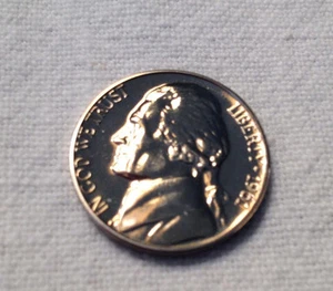 1961 5C Jefferson Nickel PROOF - Imagen 1 de 2