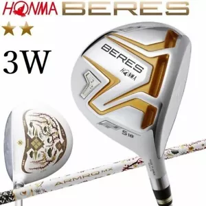 HONMA BERES AIZU 2Star Fairway wood 3W 15deg R-Flex ARMRQ MX 2S with H/C - Picture 1 of 8