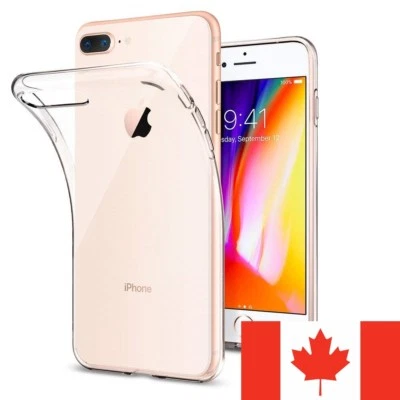 Clear TPU Cover Case For iPhone 5 5S SE 2016 / 6 6S / 7 8 Plus SE 2020/2022 - Image 1 of 4