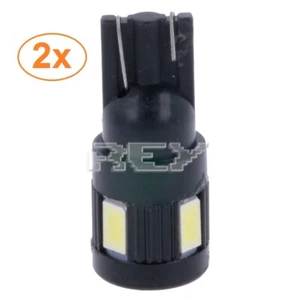 2x Bombillas Coche T10 5LED Blanco 5SMD Luz Interior Bajo Consumo 2x m128 - Imagen 1 de 4