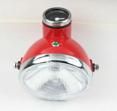 Red Headlight Headlamp Speedometer For Honda Monkey Z50 Z50R Z50J Skyteam Z50 Foto 1 de 4