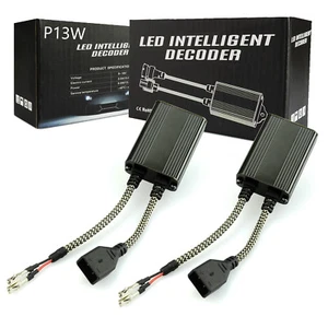 2X P13W LED Canbus Error Free Anti Flicker Resistor Canceler Decoders for Chevy - Picture 1 of 5