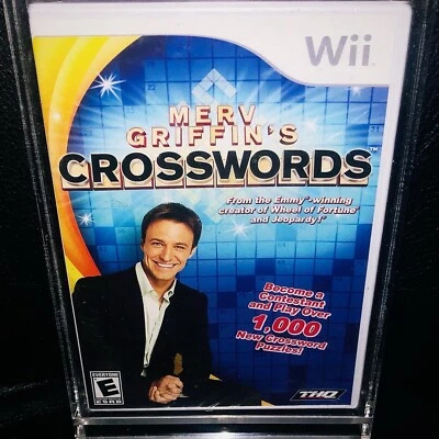 Merv Griffin's Crosswords (Nintendo Wii, 2008) Factory🏭Sealed🤐NEW✅+ 1000🧩’s🔥 - Image 1 of 4