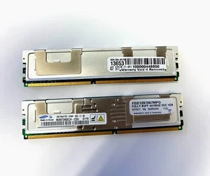 1GB DDR2-667 PC2-5300F ECC M395T2953CZ4 UNTESTED - Picture 1 of 3