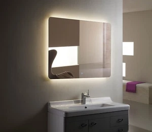 Bathroom Mirror LED Backlit Mirror - Illuminated LED Bathroom Mirror Montana III - Picture 1 of 3