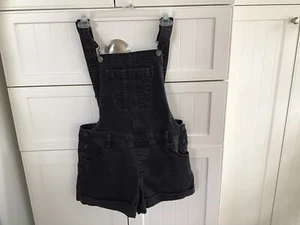 Wallflower Black Girl’s Bib Shorts Size Medium  - Picture 1 of 4