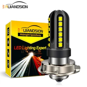 1PC Blanc P26S 120W XBD LED Moto Phare Ampoule Feu Avant Conduite Lampe 10V-30V - Imagen 1 de 7