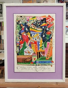 Francesco Musante Serigrafia Chiudo i ricordi nella valigia... - Picture 1 of 2