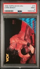 1998 Topps Wrestling WCW/NWO #17 Chris Benoit Real Rookie RC PSA 9 MINT