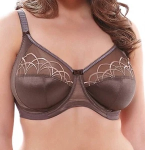 Elomi Cate Bra Pecan Brown Size 44DD Underwired Full Cup Side Support 4030 New - Picture 1 of 12