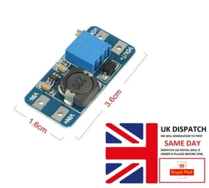 MT3608 Voltage Step Up Adjustable Converter Module DC-DC Arduino Pi ESP8266 - Picture 1 of 3
