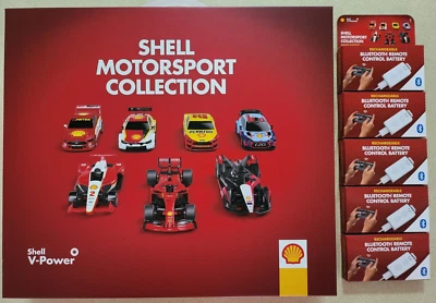 Shell Motorsport Collection Full Box Set + 5 Battery Packs - BMW Hyundai Mustang - Image 1 of 4