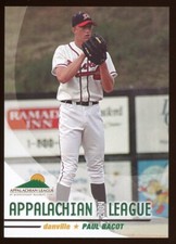 2004 Grandstand Danville Braves PAUL BACOT RC BRAVES ATLANTA GA