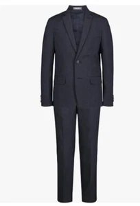 Van Heusen Size 20 Boys Jacket & Pants Suit Set Regular Bank Blue Retail $100 - Picture 1 of 15