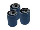 12pk 2" Long Zirconia Spindle Sanding Sleeves for Rubber Drums Drill Attachments