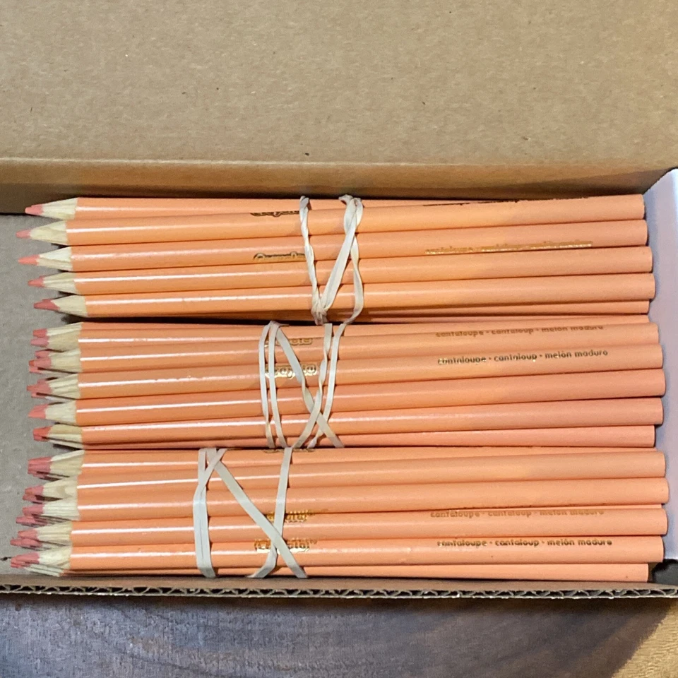 (60) Crayola Colored Pencils  (cantaloupe) BULK - Image 1 of 1