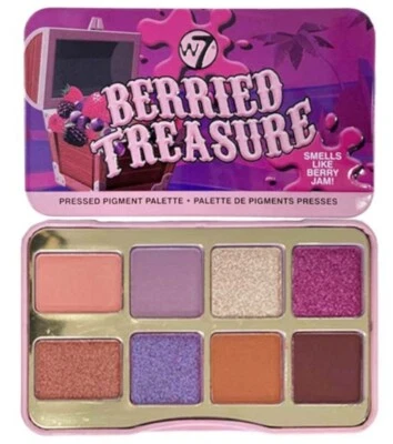 3 × W7 London Berried Treasure Pressed Pigment Palette Smells - Vegan - Image 1 of 2