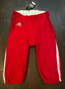 Adidas Men’s Climalite RED Football Pants Sz. Large NWT - Picture 1 of 2