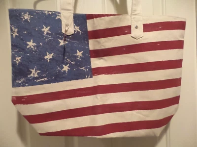 Bolso de Lona Blanco The Body Shop Bandera Bolso de Verano Raro - NUEVO Foto 1 de 4